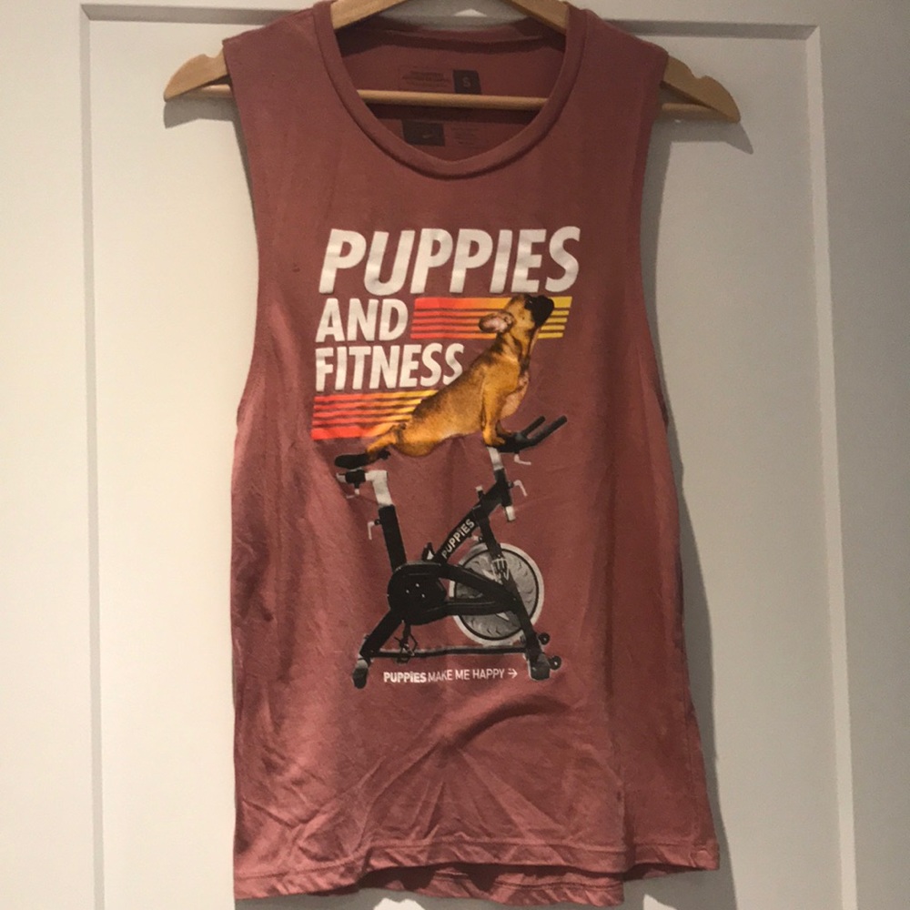 Puppies and Fitness Tank